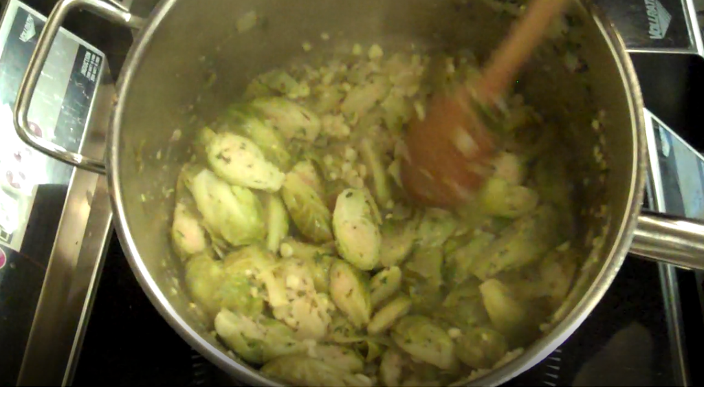 Mustard Braised Brussels Sprouts 3