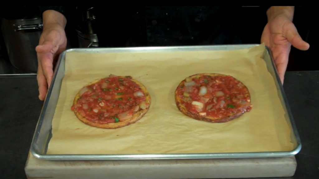 Polenta Crust Pizza 1, with Ramses Bravo